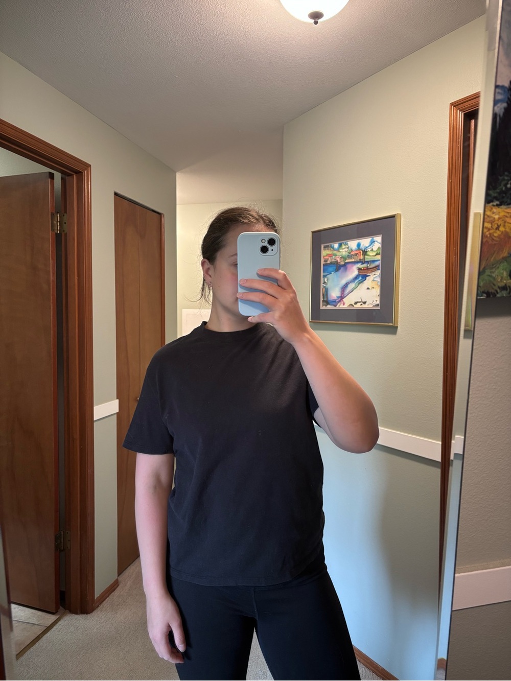 A&F black Easy Tee